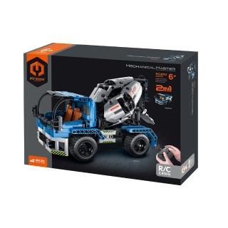 【iM.Master】8023 工程遙控水泥車2合1 394pcs(積木 收藏 送禮 擺飾)