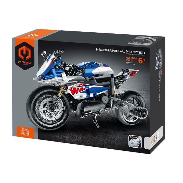 【iM.Master】6834 摩托車積木 542pcs(積木 收藏 送禮 擺飾)