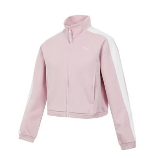 【PUMA】外套 女 運動立領外套 亞規 FEMME 粉 63131190