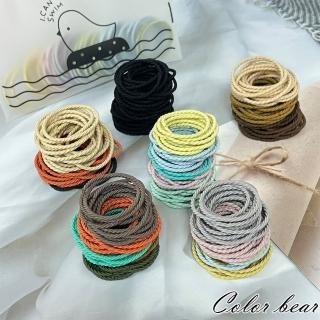 【卡樂熊】基本高彈力袋裝50入造型髮束/橡皮筋(袋裝皮筋)