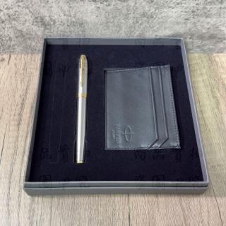 【PARKER】派克 新IM系列 鋼桿金夾鋼珠筆卡夾禮盒(IM)