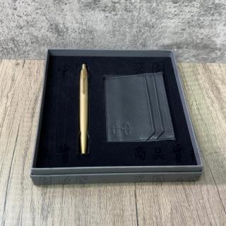 【PARKER】派克 喬特系列 金色原子筆卡夾禮盒(Jotter)