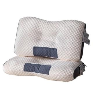 【3BABY】針織不塌陷枕頭枕芯深睡眠護頸椎乳膠護頸3D枕 牽引枕(護頸枕)