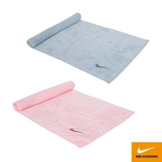 【NIKE 耐吉】毛巾 SOLID CORE 80x35cm N1001541409NS灰藍/N1001541606NS淺粉(運動毛巾 純棉 吸水佳)