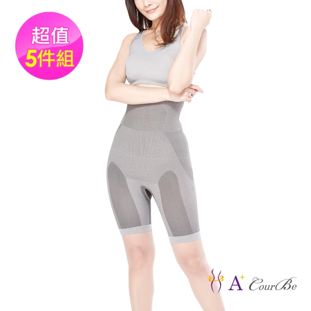菁炭元素 480高丹超高腰透氣網紗三排扣拉鍊美體雕塑褲(4件