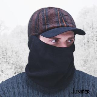 【Juniper 朱尼博】防寒保暖聚酯纖維護耳圍脖運動帽 J3643(刷毛絨面罩)