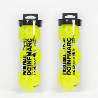 【INFMARC】匹克球 TW-40(2桶6入組 一體滾塑球 Pickleball)