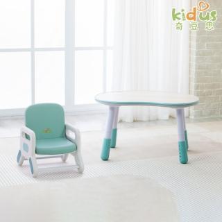 【Kidus 奇豆思】2025新款 80公分兒童花生桌 糖果椅組合學習桌椅 HS001+SF015(兒童桌椅 學習桌椅 繪畫桌椅)