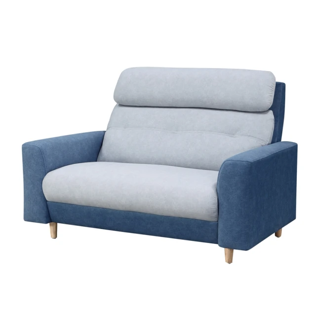 文創集 馬可灰色耐磨皮革二人座沙發椅 推薦