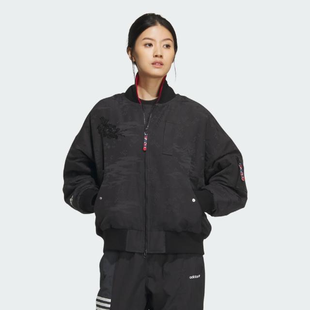 【adidas 愛迪達】STLE 運動外套 女 IX4219