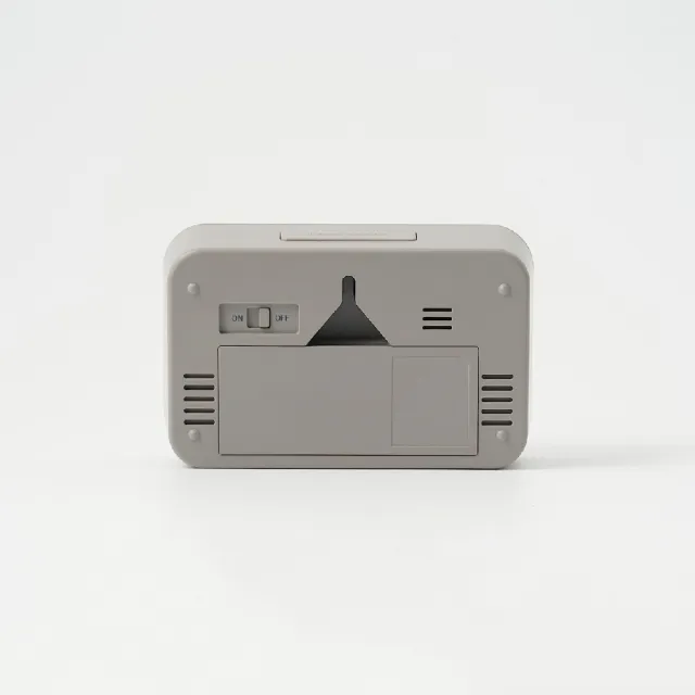 【MUJI 無印良品】數位時鐘/中/灰(長125x寬80x高36mm)