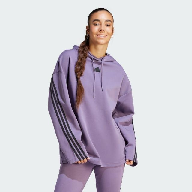 【adidas 愛迪達】FUTURE ICONS 連帽上衣 女 IL3023