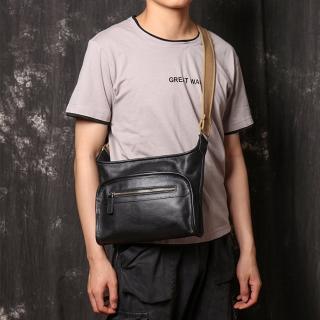 【MoonDy】母親節禮物 包包 斜揹包 單肩包 真皮包包 牛皮包包 大容量斜揹包 ipad包 郵差包 軟皮包包 時尚男