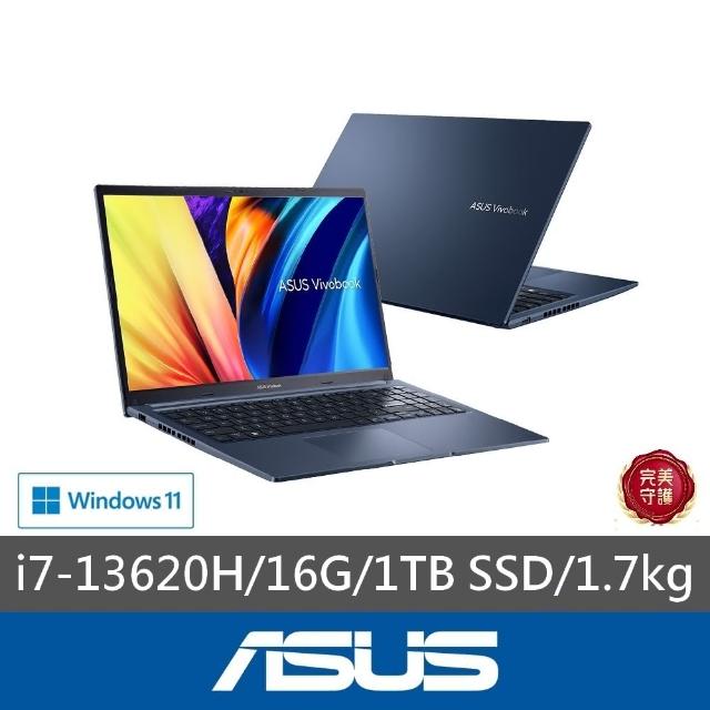 【ASUS】微軟M365一年組★15.6吋i7效能筆電(VivoBook X1502VA/i7-13620H/16G/1TB SSD/W11)