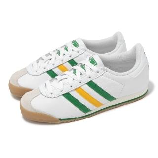 【adidas 愛迪達】休閒鞋 K 74 男鞋 女鞋 膠底 白 黃 綠 復古 愛迪達(IF9511)