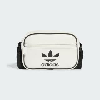 【adidas 愛迪達】側揹包 斜揹包 小包 運動小包 隨身小包 AC MINI AIRL OR 白黑 JI9445