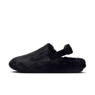 【NIKE 耐吉】W CALM MULE SE 女鞋 毛毛拖鞋 穆勒鞋 懶人鞋 黑色 絨毛(FZ3118-001)