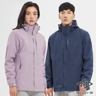 【Heart:W 新職人】★戶外機能情侶款薄版防風防潑水衝鋒衣(秋冬/防風外套/男女可穿/衝鋒外套)