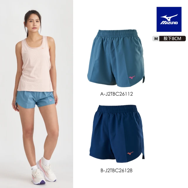 MIZUNO 美津濃 女款路跑短褲 J2TBC261XX（任選一件）(短褲)