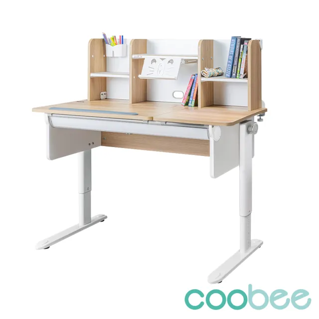 【SingBee 欣美】寬120cm 兒童書桌CB-502&510(coobee L板桌 成長桌椅 兒童書桌椅 升降桌)