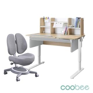 【SingBee 欣美】寬120cm coobee兒童桌椅組CB-502&510+132椅(書桌椅 兒童桌椅 兒童書桌椅 升降桌)