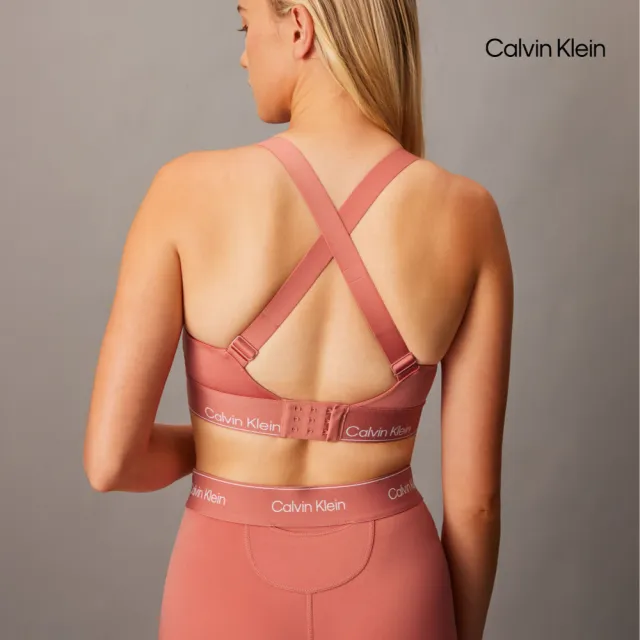 【CALVIN KLEIN】官方旗艦館 CK Essentials Modern Sport 高度承托胸圍_紅色