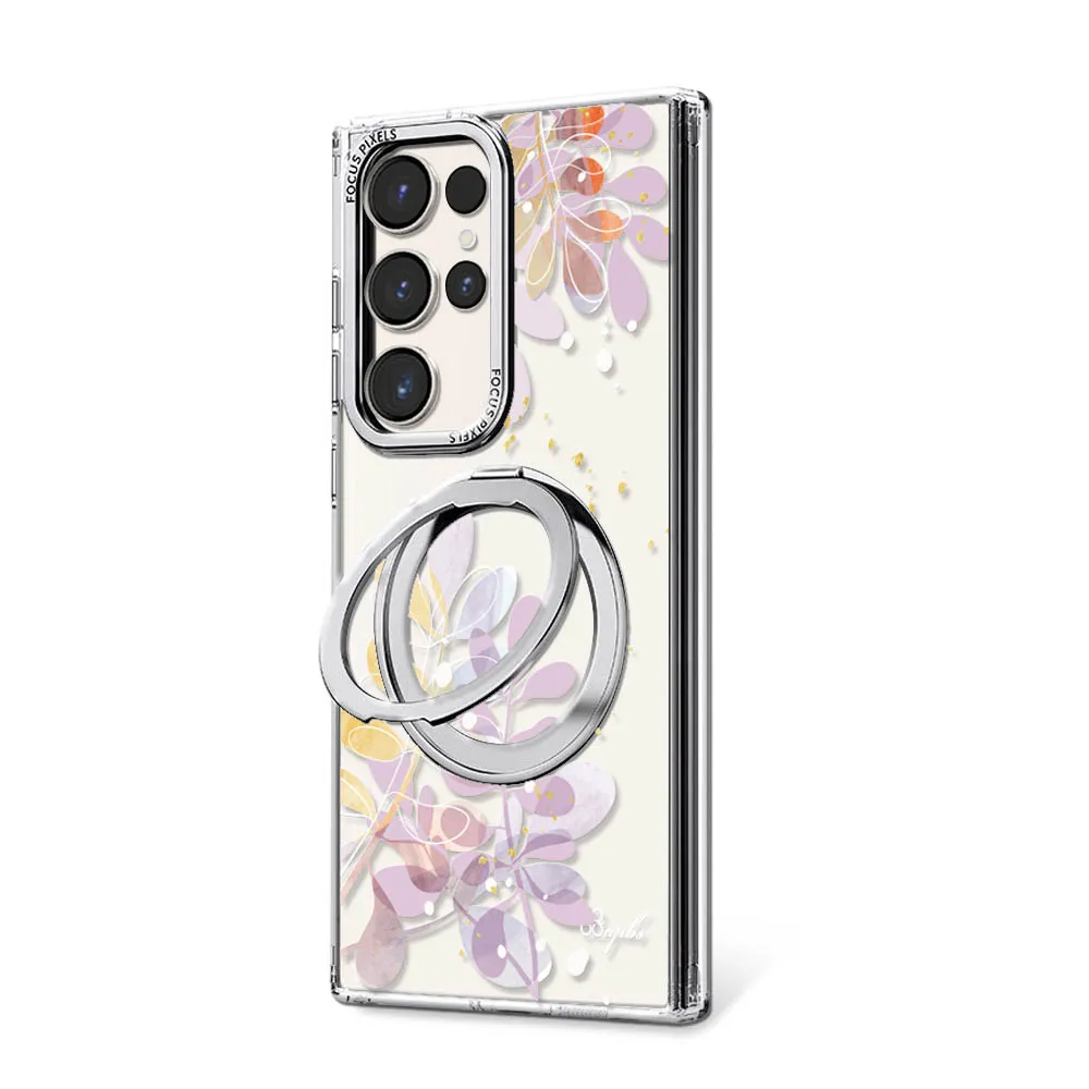 【apbs】Samsung S25/S24/S23系列 360旋轉磁吸立架手機殼(若歌詩)