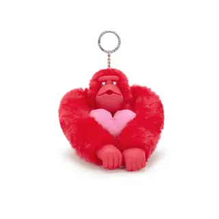 【KIPLING官方旗艦館】抱抱猴子小吊飾-VALENTINE MONKEY XL