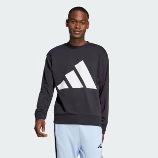 【adidas 愛迪達】ESSENTIALS 長袖上衣 大學T 男 JE8949