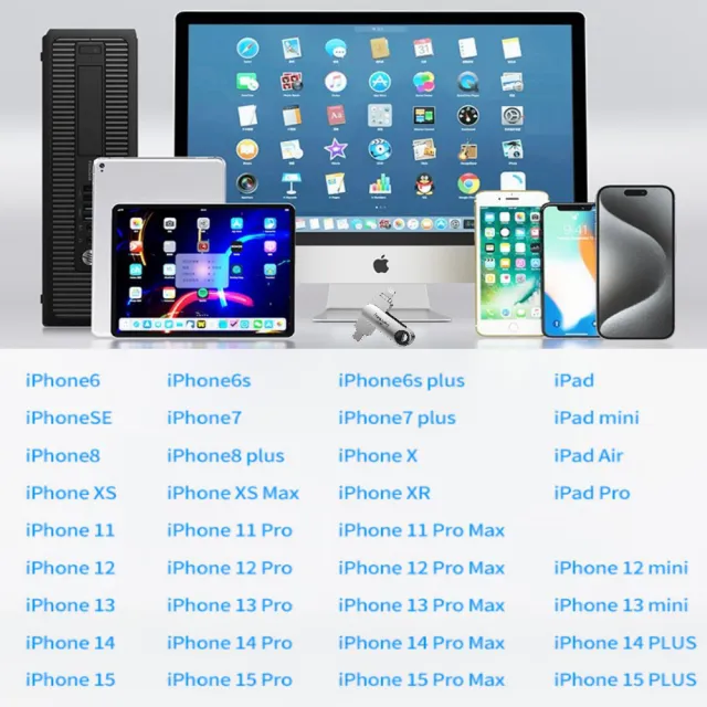 【FANXIANG 梵想】128GB 蘋果官方MFi認證  iPhone手機電腦兩用隨身碟  蘋果最新版本APP 保固3年