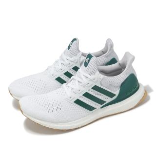 【adidas 愛迪達】慢跑鞋 Ultraboost 1.0 男鞋 白 綠 緩震 馬牌輪胎大底 運動鞋 愛迪達(JH6600)
