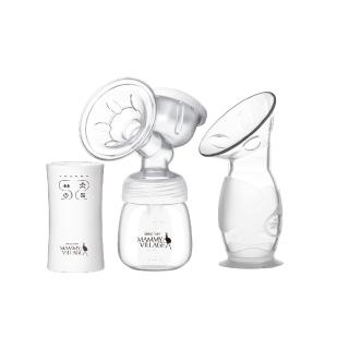 【Mammy Village 六甲村】Mini-Milker 輕手感電動吸乳器+隨手吸真空集乳瓶(哺乳用品/電動擠乳器/母乳)