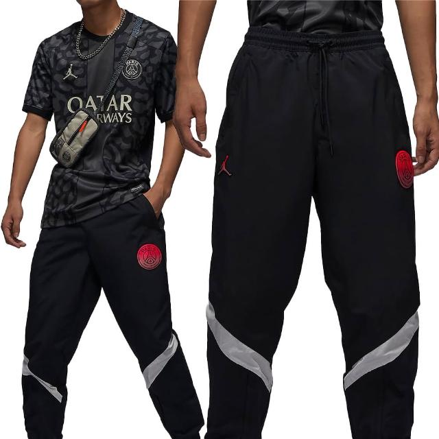 【NIKE 耐吉】J Paris Saint-Germain 男款 黑色 巴黎 運動 喬丹 口袋 長褲 FV7733-045