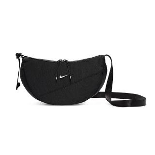 【NIKE 耐吉】Aura Crescent Crossbody 黑色 月形 斜揹包 休閒包 側揹包 HQ4370-010