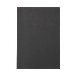 【MUJI 無印良品】上質紙易開筆記本/橫線/80張.B6.黑