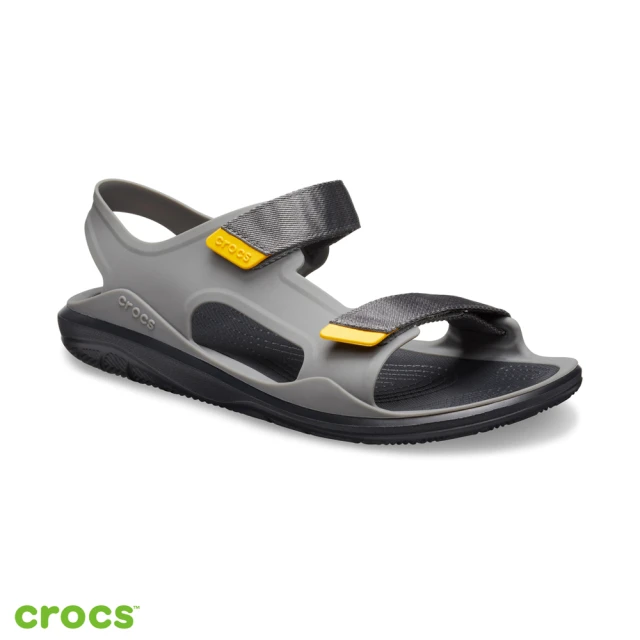 Crocs 女鞋 Brooklyn 厚底 布魯克林細帶印花涼