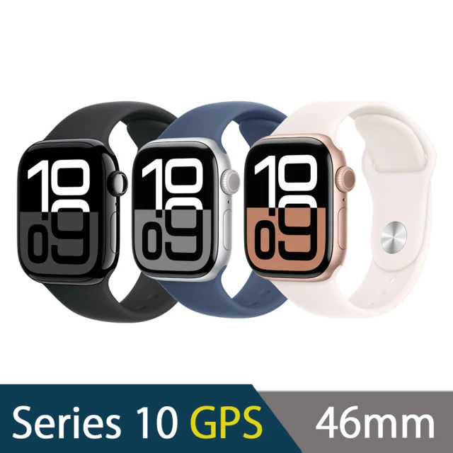 Apple限定價 Apple Apple Watch S10 GPS 46mm(鋁金屬錶殼搭配運動型錶帶)