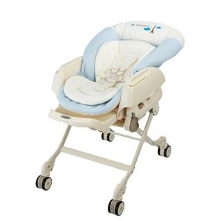 【Combi】Letto ST 藍色巴黎 電動(安撫餐搖椅)