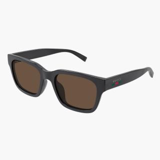 【GUCCI 古馳】方形膠框太陽眼鏡(GG1857SK-004 WEB 系列)