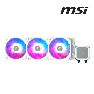 【MSI 微星】MAG CORELIQUID A13 360 WHITE CPU 水冷散熱器(厚5.2公分/原廠3年保固註冊延保至5年)