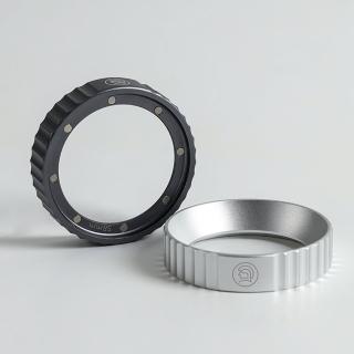 【zeroHero】義式磁力接粉環-58mm-槍灰色(/防飛粉/擴口設計/磁吸式/鋁合金接粉器/義式咖啡配件)