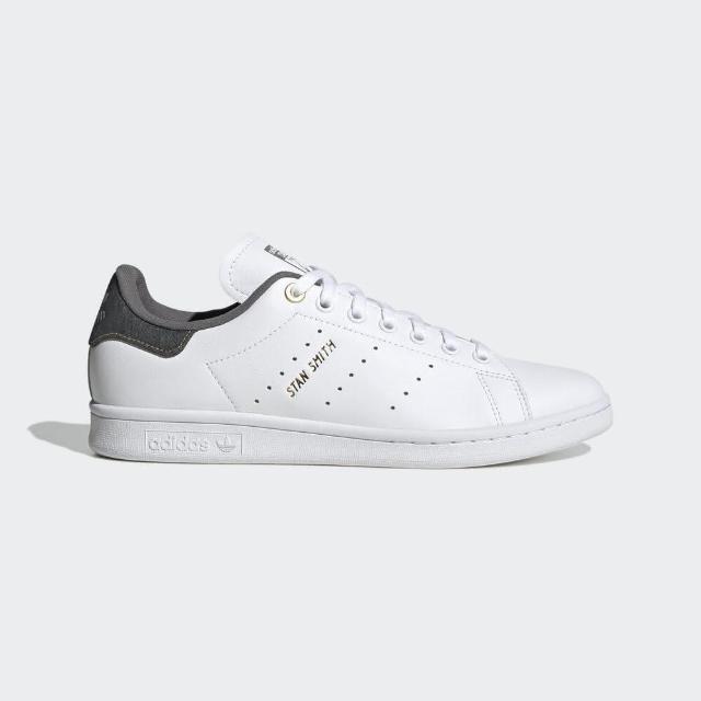 【adidas 愛迪達】Stan Smith 男女 休閒鞋 經典 史密斯 皮革 簡約 百搭 穿搭 愛迪達 白 灰(FZ6442)