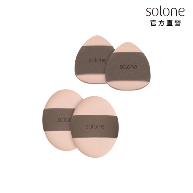 【Solone】彈力雙面舒芙蕾海綿(2入)