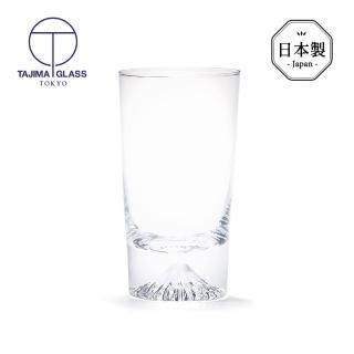 【田島硝子】日本製迷你富士山經典平底玻璃杯(原廠正品/江戶硝子/富士山杯/啤酒杯/酒杯)