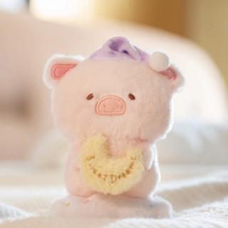 【ToysRUs 玩具反斗城】Toyzeroplus 罐頭豬LuLu 甜睡系列 - 晚安Lu毛絨掛件