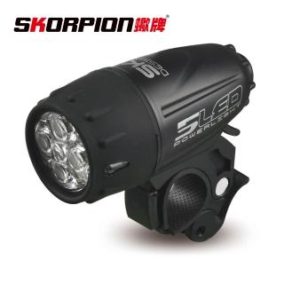 【SKORPION蠍牌】高亮度 5-LED 自行車前燈