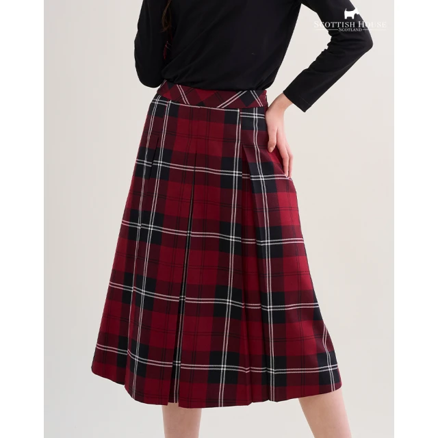 ELLE ACTIVE 女款 兩色拼接彈力短裙/褲裙-藍色(