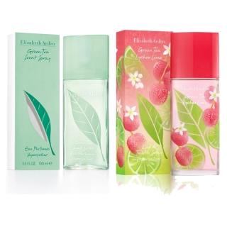 【Elizabeth Arden 伊麗莎白雅頓】綠茶+綠茶荔枝萊姆 淡香水100ml(公司貨)