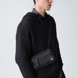 【PORTER INTERNATIONAL】自信經典NEW HEAT斜背包(黑)