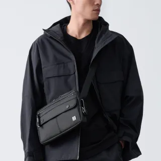 【PORTER INTERNATIONAL】自信經典NEW HEAT斜背包(黑)